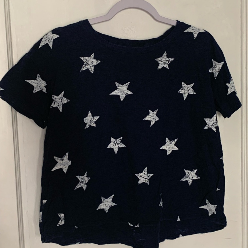 old navy flowy star top